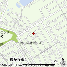 岡山県赤磐市桜が丘東4丁目4-518周辺の地図
