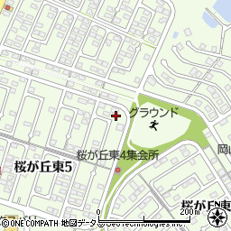 岡山県赤磐市桜が丘東5丁目5-292周辺の地図