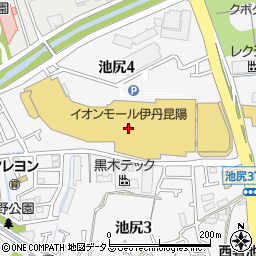 Ｇａｐストアイオンモール伊丹昆陽店（ｂａｂｙＧａｐオンリーストア）周辺の地図