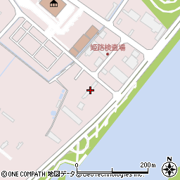 兵庫県姫路市飾磨区中島3217周辺の地図