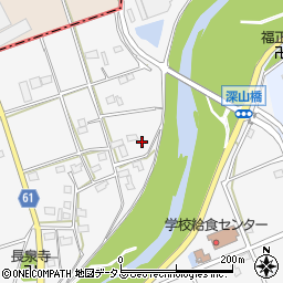 静岡県袋井市深見1663-1周辺の地図