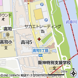 ファミリーマート宝塚美幸町店周辺の地図
