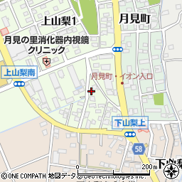 静岡県袋井市上山梨238周辺の地図