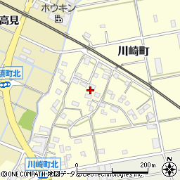 愛知県豊橋市川崎町周辺の地図
