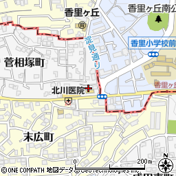 株式会社シルキードライ　菅相塚店周辺の地図