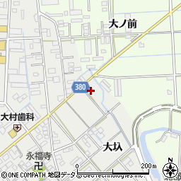 愛知県豊橋市下地町大圦10周辺の地図
