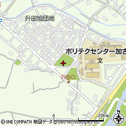 升田公園周辺の地図