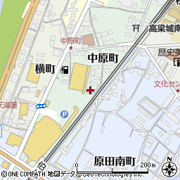 岡山県高梁市中原町1453周辺の地図