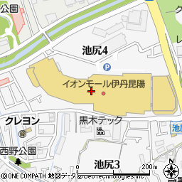 ビスヌイオンモール伊丹昆陽店周辺の地図