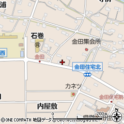 愛知県豊橋市石巻町下屋敷33-2周辺の地図
