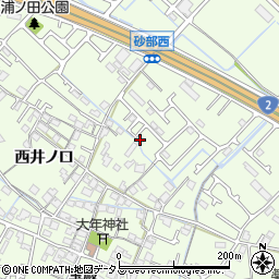 兵庫県加古川市東神吉町西井ノ口208-25周辺の地図