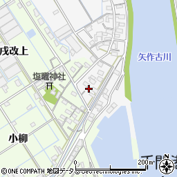 愛知県西尾市一色町松木島下汐田143周辺の地図