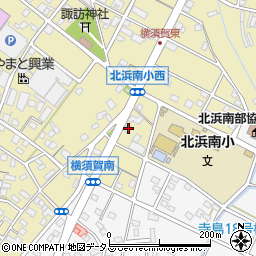 静岡県浜松市浜名区横須賀65周辺の地図