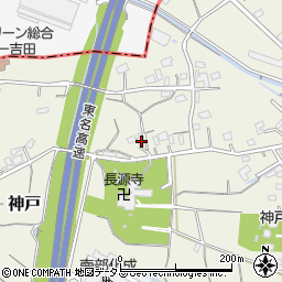 静岡県榛原郡吉田町神戸3601周辺の地図