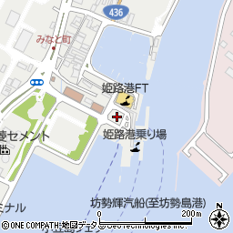 飾磨港第２駐車場周辺の地図