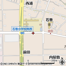 愛知県豊橋市石巻町堀合周辺の地図