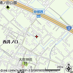 兵庫県加古川市東神吉町西井ノ口208-23周辺の地図