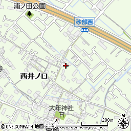 兵庫県加古川市東神吉町西井ノ口177周辺の地図