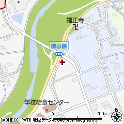 静岡県袋井市深見90周辺の地図
