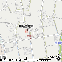 静岡県袋井市春岡593-2周辺の地図