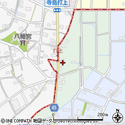 静岡県浜松市中央区笠井上町43周辺の地図