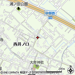 兵庫県加古川市東神吉町西井ノ口212周辺の地図