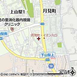 静岡県袋井市上山梨511周辺の地図