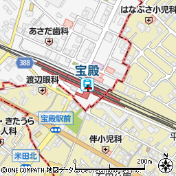 セブンイレブンキヨスクＪＲ宝殿駅改札口店周辺の地図