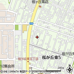岡山県赤磐市桜が丘東5丁目5-221周辺の地図