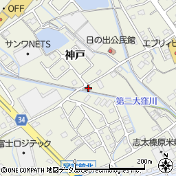 静岡県榛原郡吉田町神戸292周辺の地図