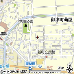兵庫県たつの市御津町苅屋453周辺の地図
