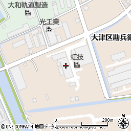虹技株式会社　姫路東工場人事グループ・安全衛生グループ周辺の地図