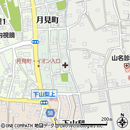静岡県袋井市月見町5-16周辺の地図
