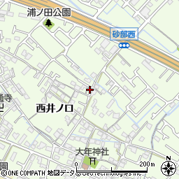 兵庫県加古川市東神吉町西井ノ口214周辺の地図