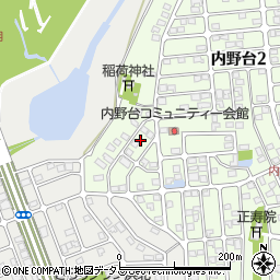 静岡県浜松市浜名区内野台2丁目36周辺の地図