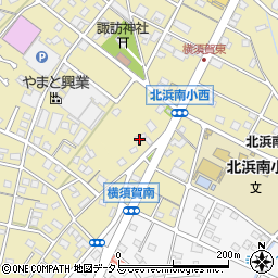 静岡県浜松市浜名区横須賀43周辺の地図