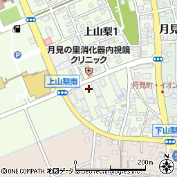 静岡県袋井市上山梨203周辺の地図