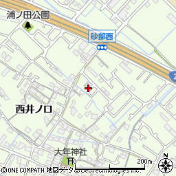 兵庫県加古川市東神吉町西井ノ口208-17周辺の地図