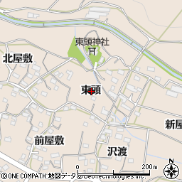 愛知県豊橋市石巻町東頭周辺の地図
