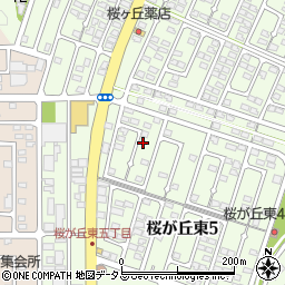 岡山県赤磐市桜が丘東5丁目5-236周辺の地図