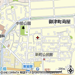兵庫県たつの市御津町苅屋421周辺の地図