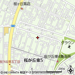 岡山県赤磐市桜が丘東5丁目5-121周辺の地図