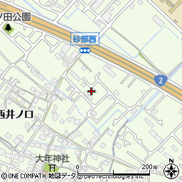 兵庫県加古川市東神吉町西井ノ口206周辺の地図