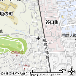 兵庫県宝塚市仁川台262-2周辺の地図