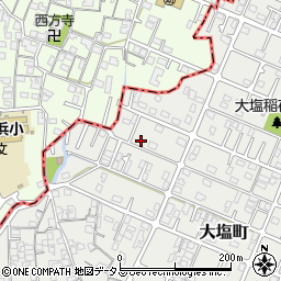 兵庫県姫路市大塩町972周辺の地図