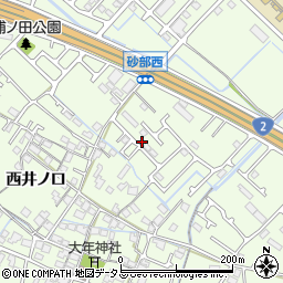 兵庫県加古川市東神吉町西井ノ口208-12周辺の地図