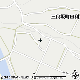 広島県三次市三良坂町田利413周辺の地図