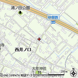 兵庫県加古川市東神吉町西井ノ口215周辺の地図