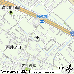 兵庫県加古川市東神吉町西井ノ口208-16周辺の地図