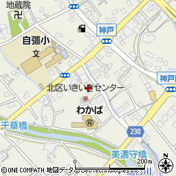 静岡県榛原郡吉田町神戸2123周辺の地図